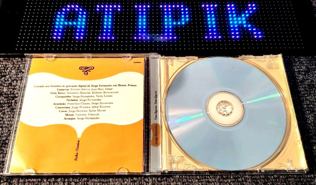 🔥 CD Zeldzaam Jorge Ferreira – Vem Agosto Vem Agosto – Pépite du Portugal 🥇 – photo 4
